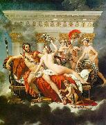 Jacques-Louis David Mars Disarmed by Venus and the Three Graces France oil painting reproduction